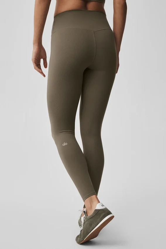 High-Waist 7/8 Legging Alo Softsculpt – Olive Tree