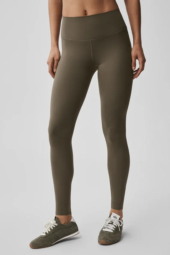 High-Waist 7/8 Legging Alo Softsculpt – Olive Tree