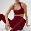 High-Waist 7/8 Legging Alo Softsculpt - Rouge Summer Romance