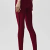High-Waist 7/8 « Line up » Legging d'Airlift - Rouge « Summer Romance »