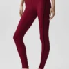 High-Waist 7/8 « Line up » Legging d'Airlift - Rouge « Summer Romance »