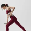 High-Waist 7/8 « Line up » Legging d'Airlift - Rouge « Summer Romance »