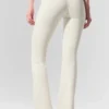 High-Waist 7/8 évasé Airbrush Legging – Ivoire