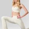 High-Waist 7/8 évasé Airbrush Legging – Ivoire