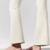 High-Waist 7/8 évasé Airbrush Legging – Ivoire