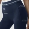 High-Waist Airbrush 7/8 « Better Together » - Bleu marine/Blanc