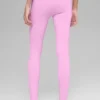 High-Waist Airbrush 7/8 « Better Together » - Rose bonbon/Blanc