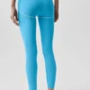 High-Waist Airbrush 7/8 Heart Throb Legging – Bleu azur/Blanc