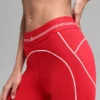 High-Waist Airbrush 7/8 « Heart Throb » Legging - Rouge vif/Blanc