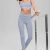 High-Waist Airbrush 7/8 Heart Throb Legging - Winter Frost/Blanc