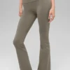 High-Waist Airbrush 7/8 évasée Bootcut Legging – Cacao clair