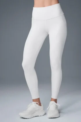 High-Waist Airbrush Airbrush Legging 7/8 – Blanc