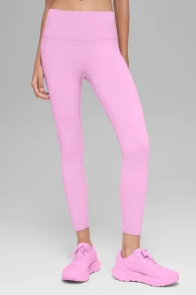 High-Waist Airbrush Airbrush Legging 7/8 – Candy Heart Pink