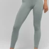 High-Waist Airbrush Airbrush Legging 7/8 - Gris lunaire