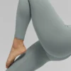 High-Waist Airbrush Airbrush Legging 7/8 - Gris lunaire