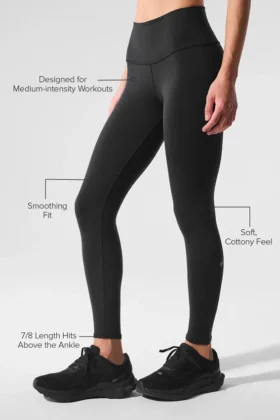 High-Waist Airbrush Airbrush Legging 7/8 – Noir