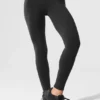 High-Waist Airbrush Airbrush Legging 7/8 - Noir