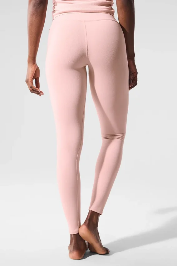 High-Waist Airbrush Airbrush Legging 7/8 - Quartz rose