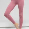 High-Waist Airbrush Airbrush Legging 7/8 - Rose sauvage