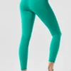 High-Waist Airbrush Airbrush Legging 7/8 - Vert sapin