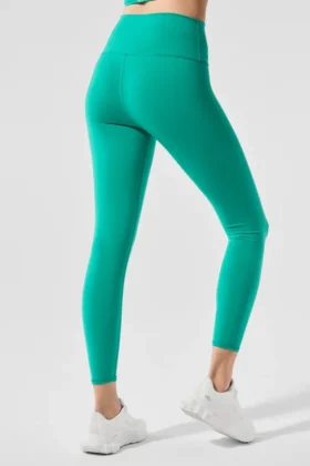 High-Waist Airbrush Airbrush Legging 7/8 – Vert sapin