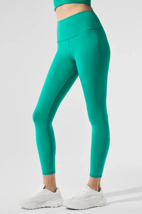 High-Waist Airbrush Airbrush Legging 7/8 - Vert sapin