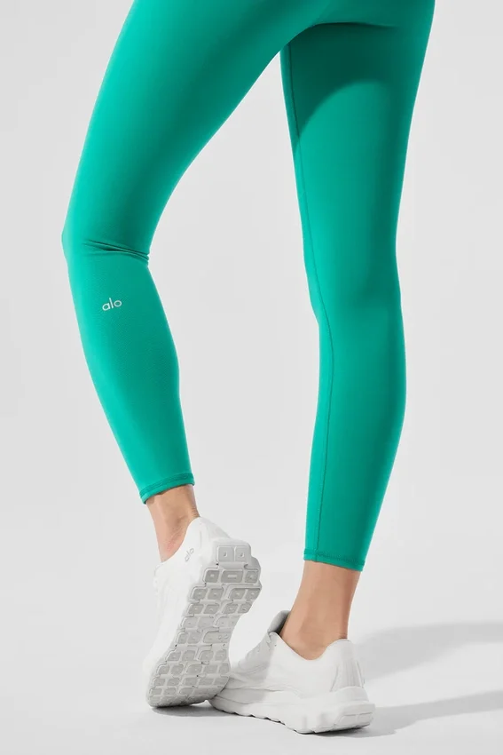 High-Waist Airbrush Airbrush Legging 7/8 - Vert sapin