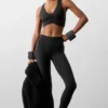 High-Waist Airbrush Airbrush Legging - Noir