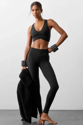 High-Waist Airbrush Airbrush Legging - Noir