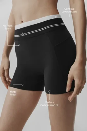 High-Waist Airbrush « Better Together » – Noir/Blanc