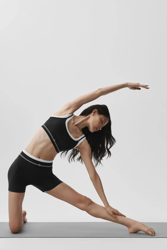 High-Waist Airbrush « Better Together » - Noir/Blanc