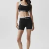 High-Waist Airbrush « Better Together » - Noir/Blanc
