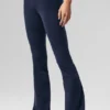 High-Waist Airbrush Bootcut Legging - Bleu marine