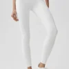 High-Waist Airbrush Fast Track Legging - Blanc/Noir
