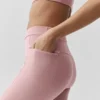 High-Waist Airbrush Fast Track Legging - Rose vintage/Blanc