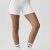 High-Waist Airbrush « Heart Throb » 4" - Blanc/Noir