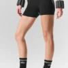 High-Waist Airbrush « Heart Throb » 4" - Noir/Blanc