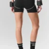 High-Waist Airbrush « Heart Throb » 4" - Noir/Blanc