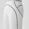 High-Waist Airbrush Heart Throb Legging - Blanc/Noir