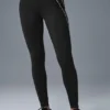 High-Waist Airbrush Heart Throb Legging - Noir/Blanc