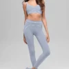 High-Waist Airbrush Heart Throb Legging - Winter Frost/Blanc