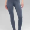 High-Waist Airbrush Legging 7/8 - Bluestone