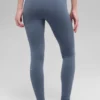 High-Waist Airbrush Legging 7/8 - Bluestone