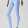 High-Waist Airbrush Legging - Bleu Provence clair