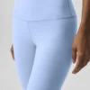 High-Waist Airbrush Legging - Bleu Provence clair