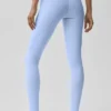 High-Waist Airbrush Legging - Bleu Provence clair