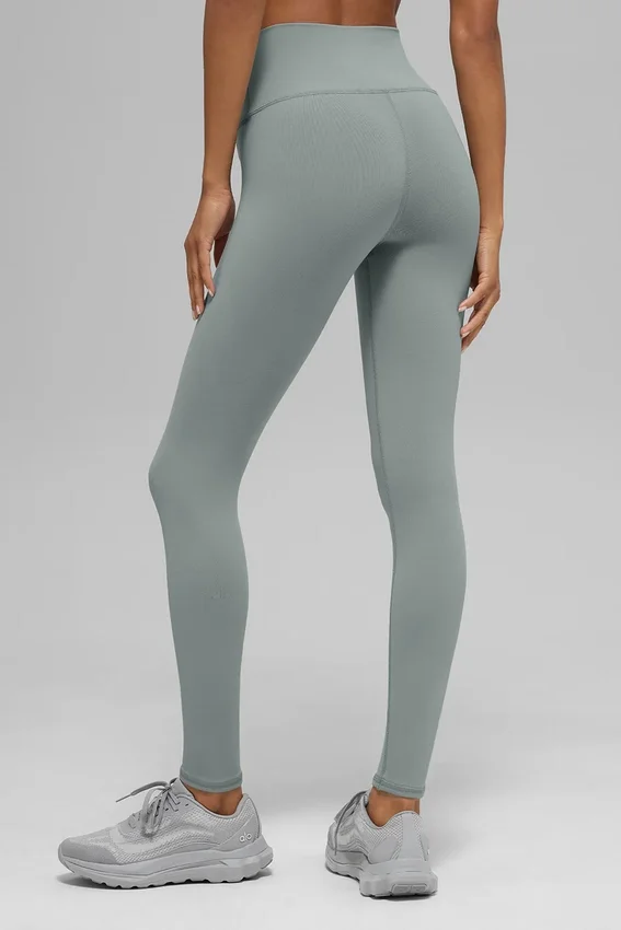 High-Waist Airbrush Legging - Gris lunaire