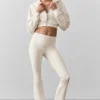 High-Waist Airbrush Legging - Ivoire