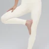 High-Waist Airbrush Legging - Ivoire