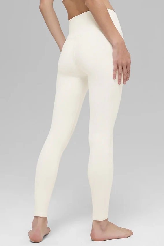 High-Waist Airbrush Legging - Ivoire